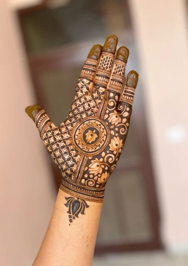 Front Hand Mehndi Design