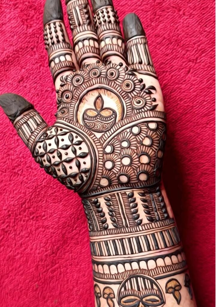 mehndi design front hand