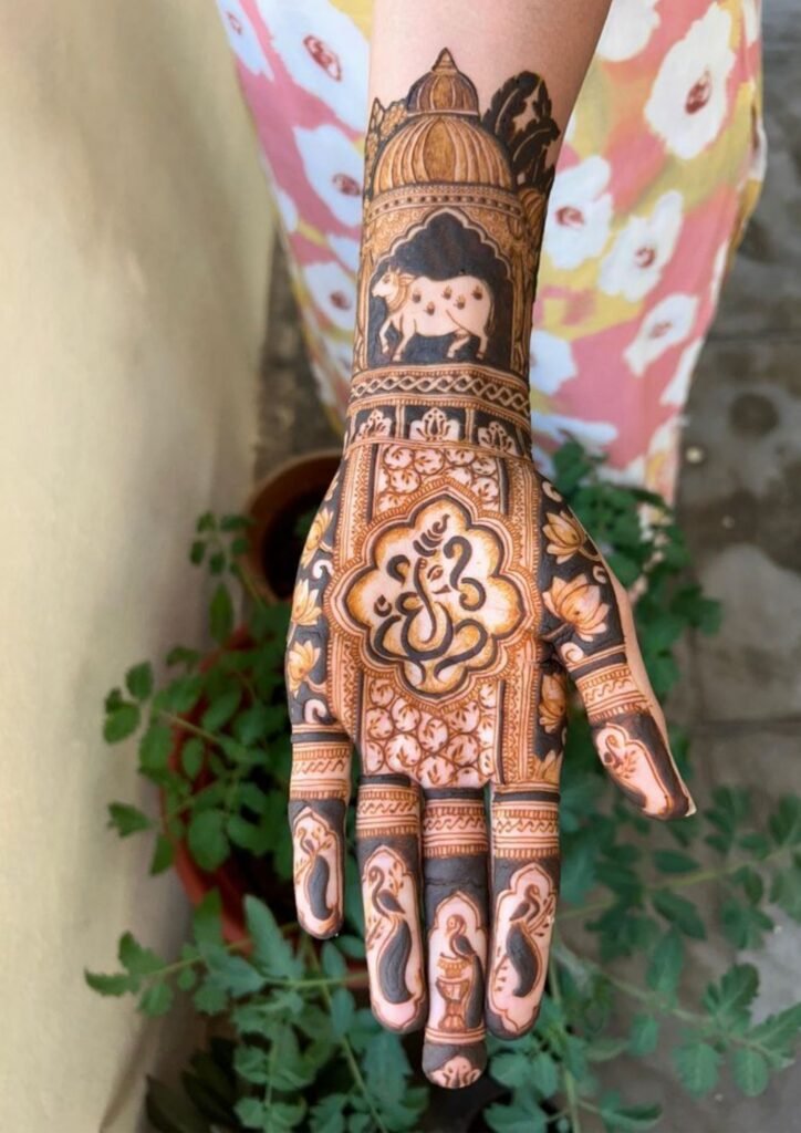 Front Hand Mehndi Design