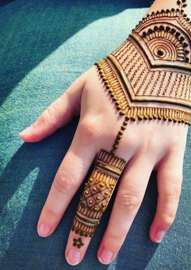 Back Hand Mehndi Design