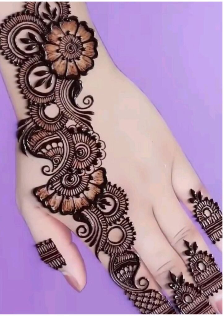 Modern Full Hand Mehndi Designs