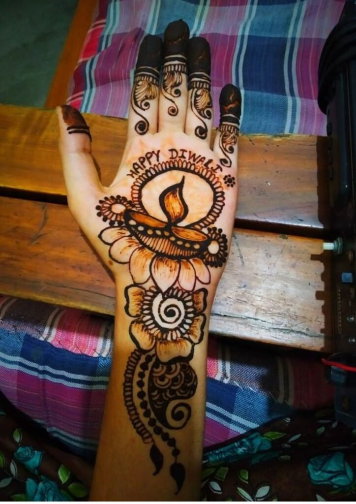 mehndi design front hand
