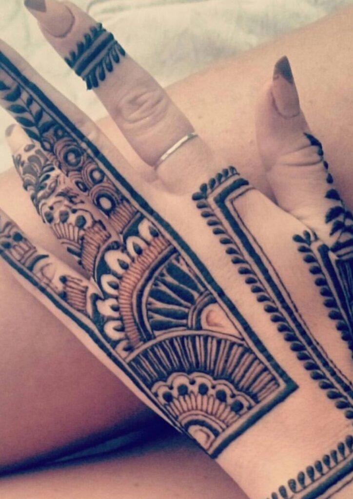 Finger Mehndi Design