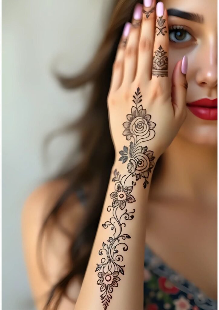 Modern Full Hand Mehndi Designs