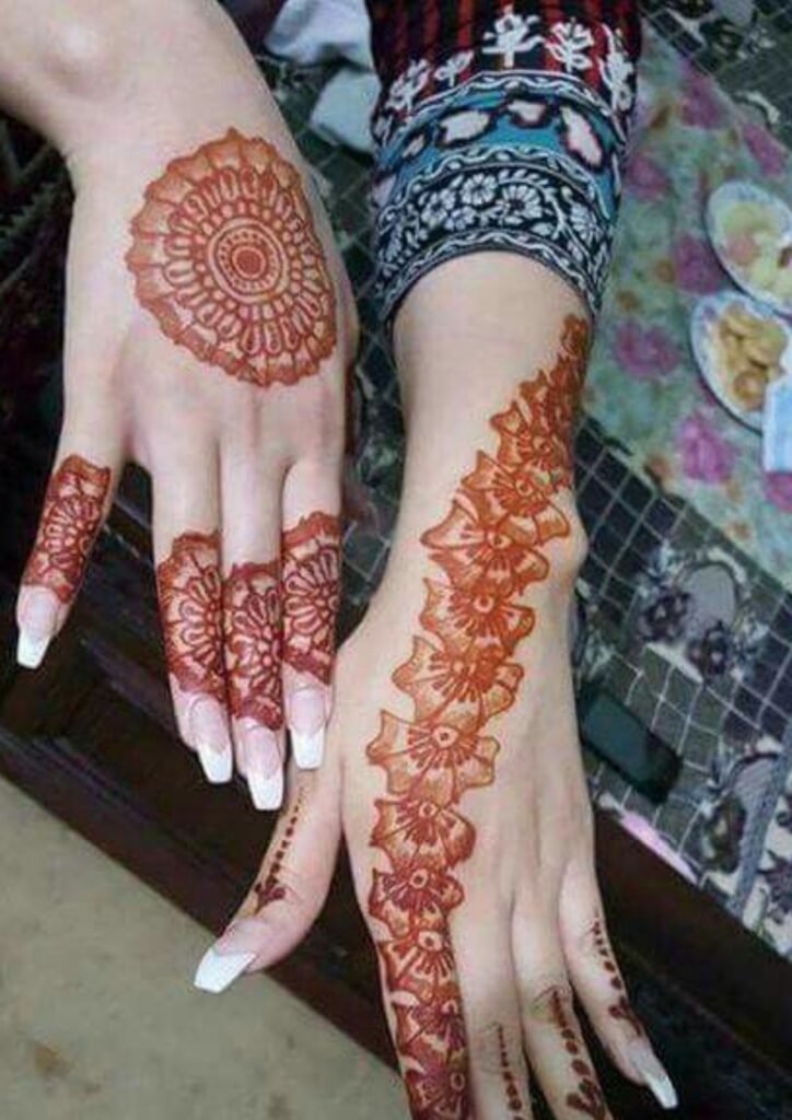 Simple Mehndi Designs for Kids