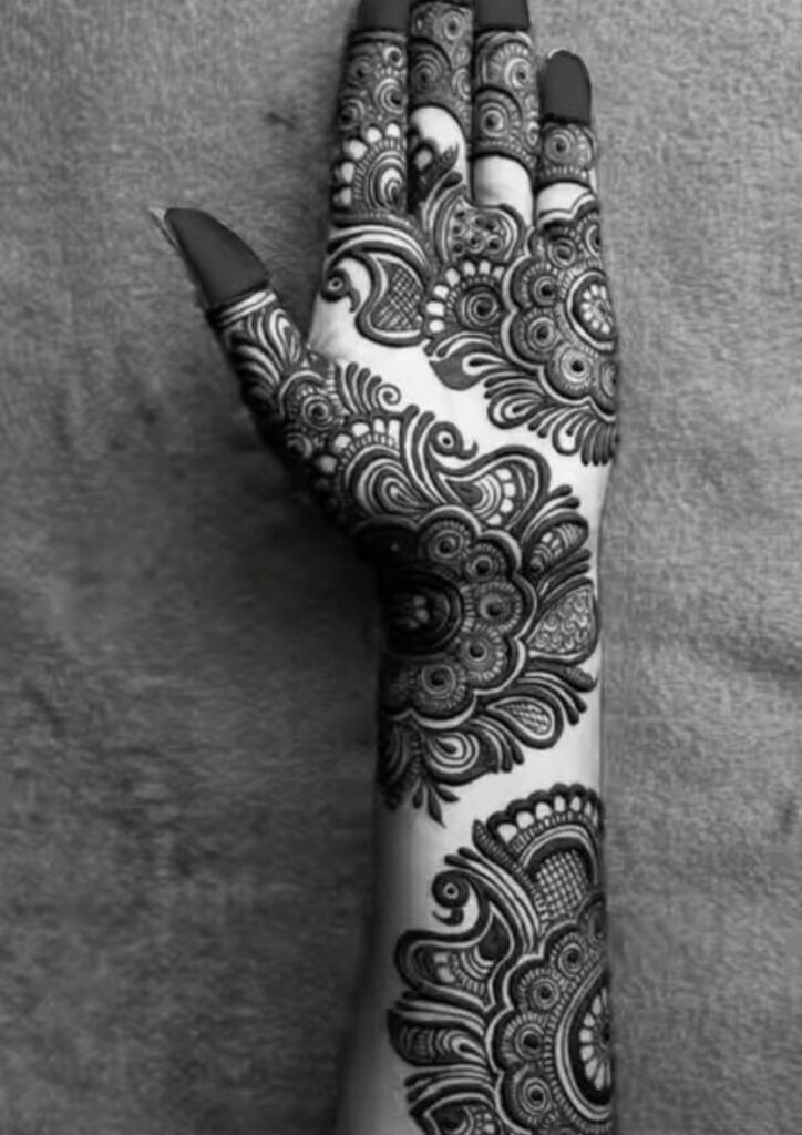Front Hand Mehndi Design