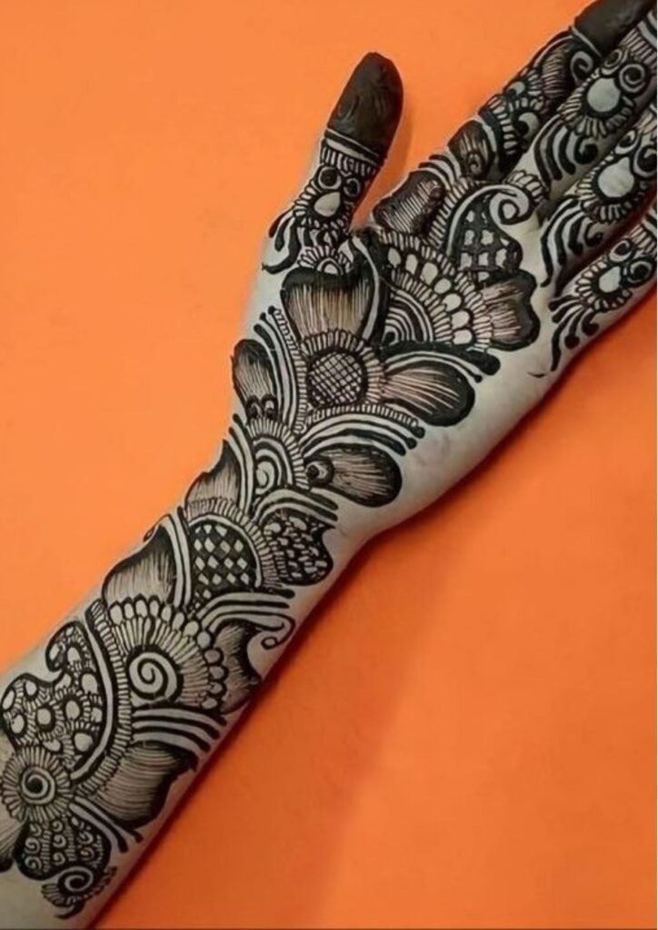Mehndi Design Back Hand 