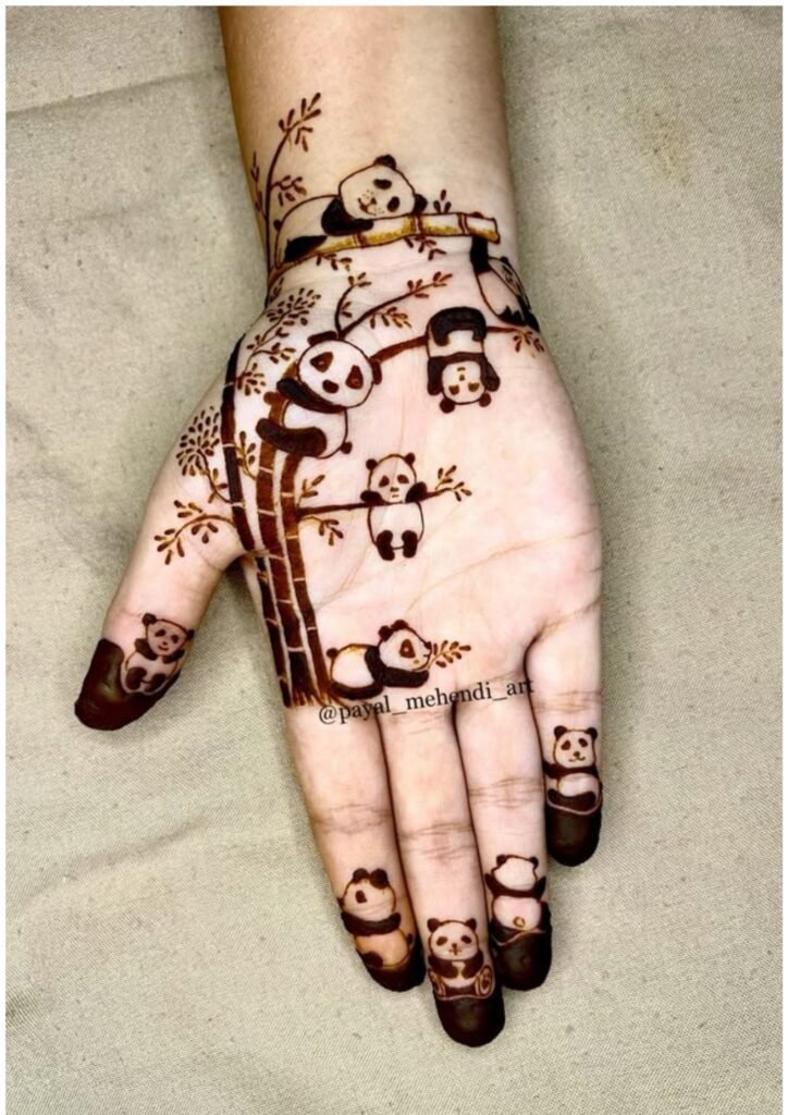 mehndi design front hand