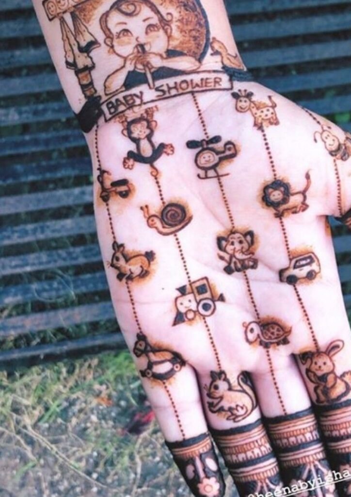 mehndi design front hand