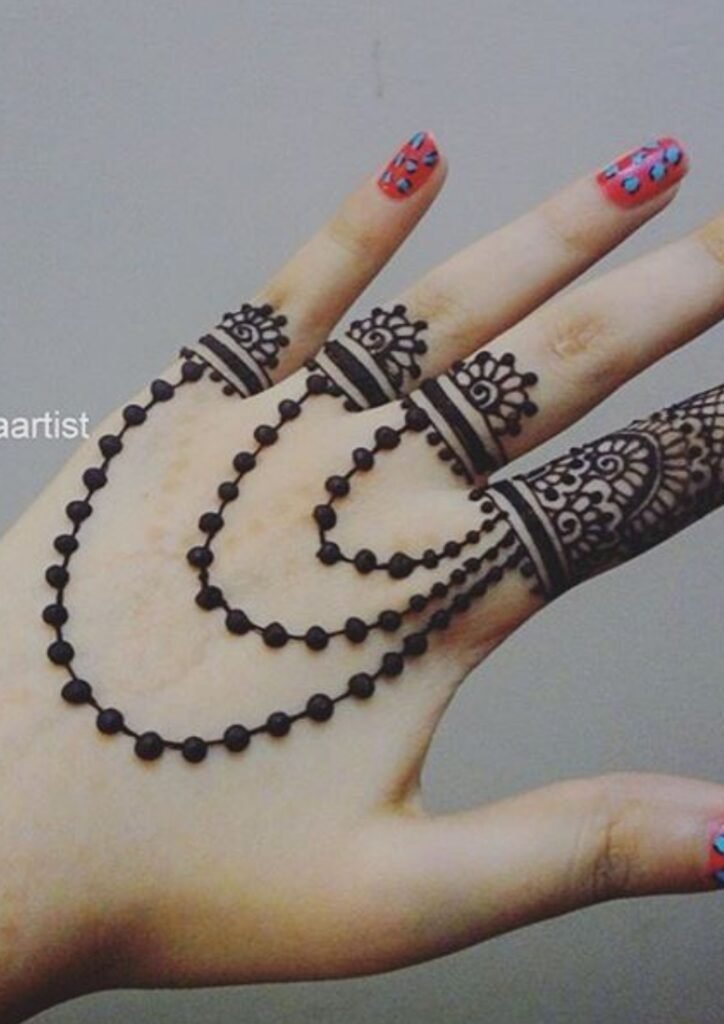 Simple Mehndi Designs for Kids
