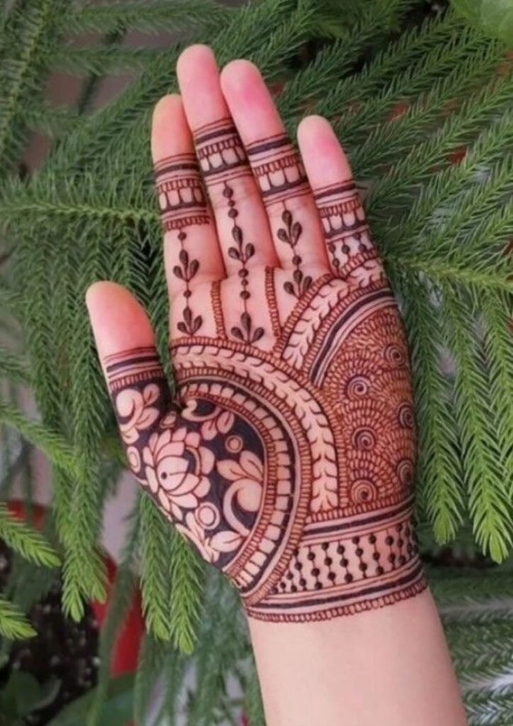 Front Hand Mehndi Design