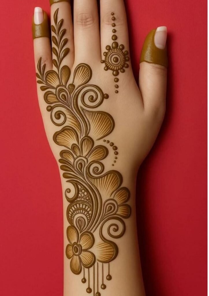 Stylish Simple Mehndi Design