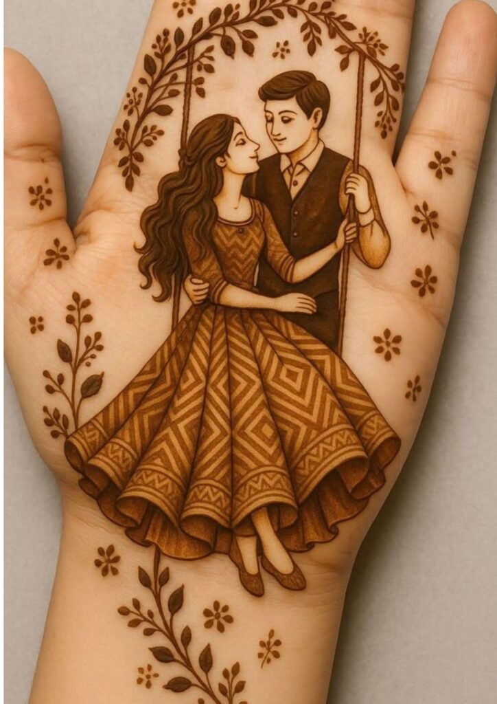 mehndi design front hand