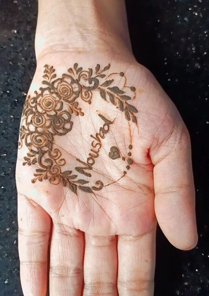 Front Hand Mehndi Design