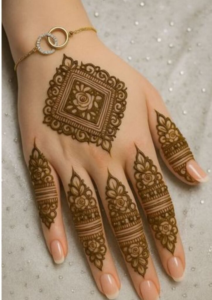 Stylish Simple Mehndi Design