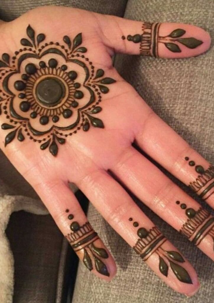 Simple Mehndi Designs for Kids