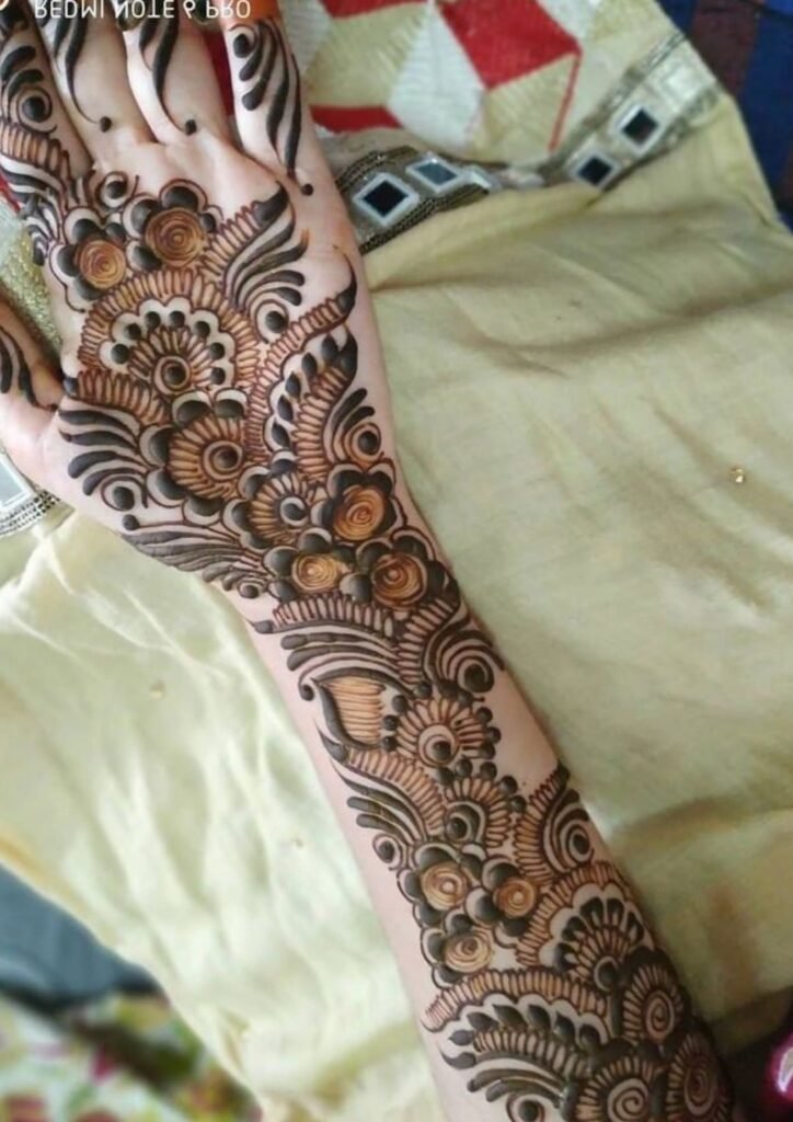 Mehndi Design Back Hand 