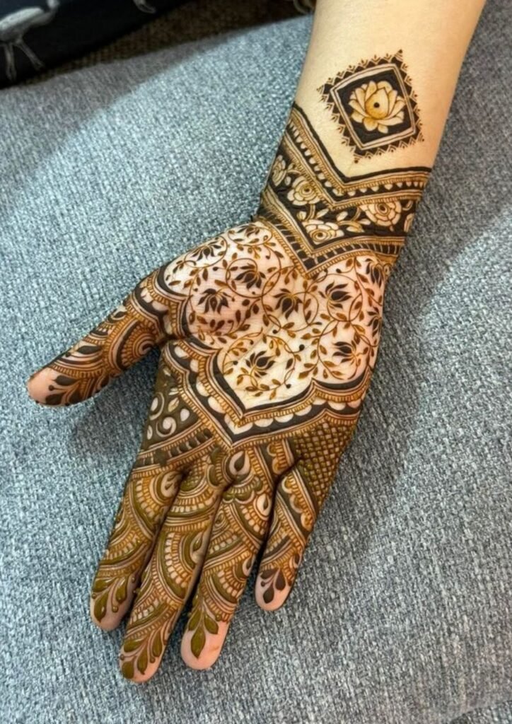Front Hand Mehndi Design