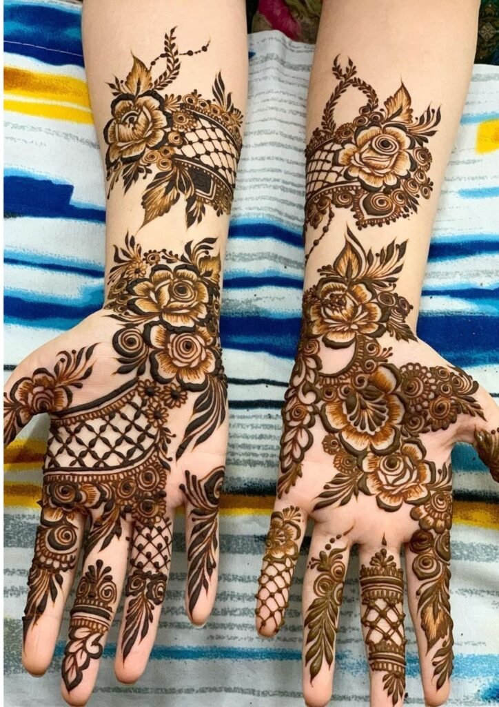 mehndi design front hand