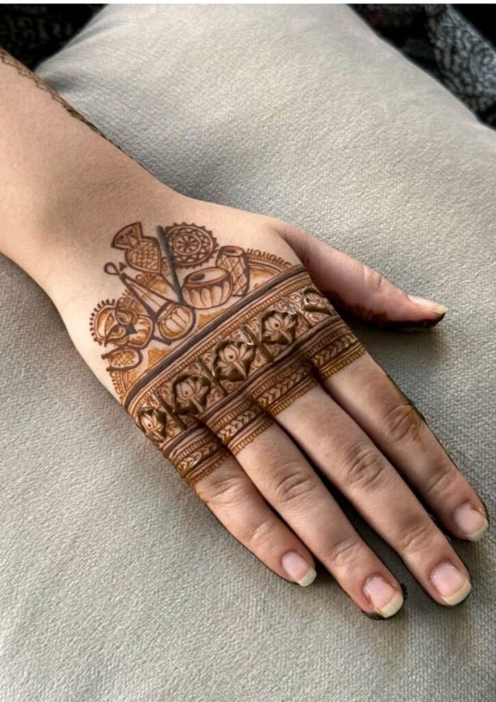 mehndi design front hand