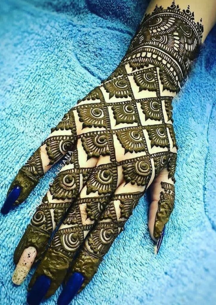 Mehndi Design Back Hand 