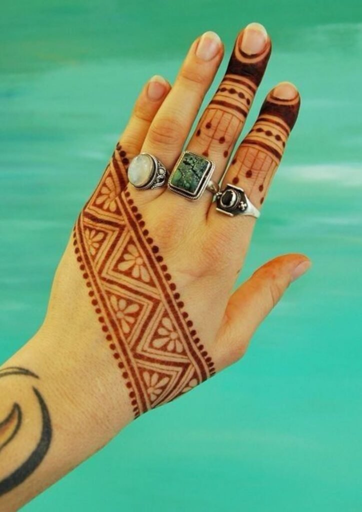 Back Hand Mehndi Design