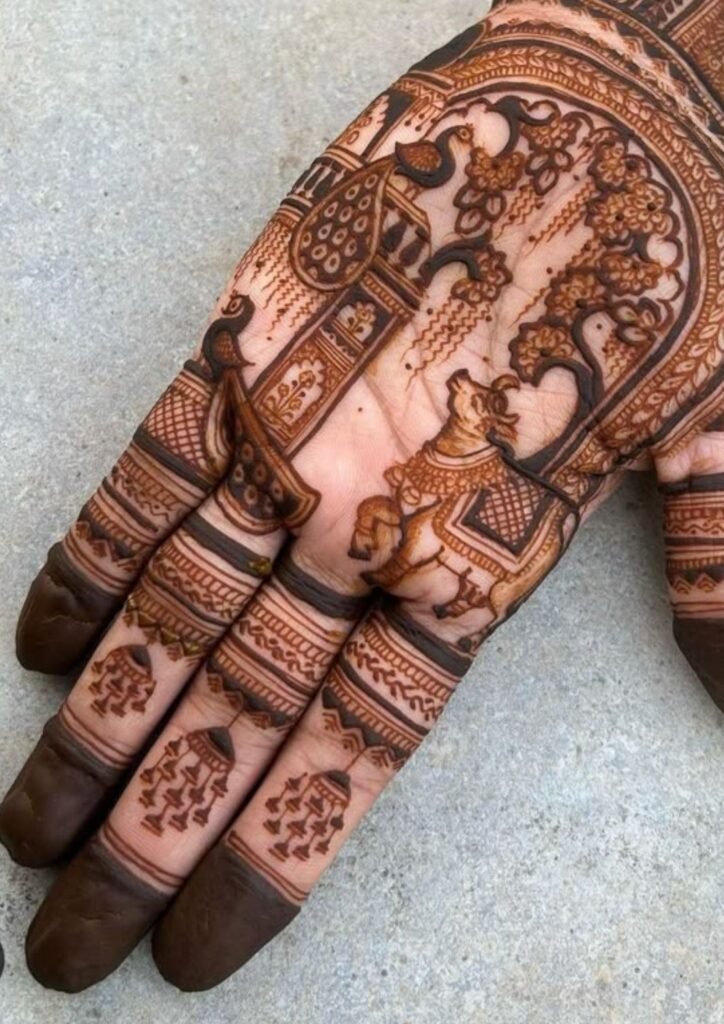 mehndi design front hand