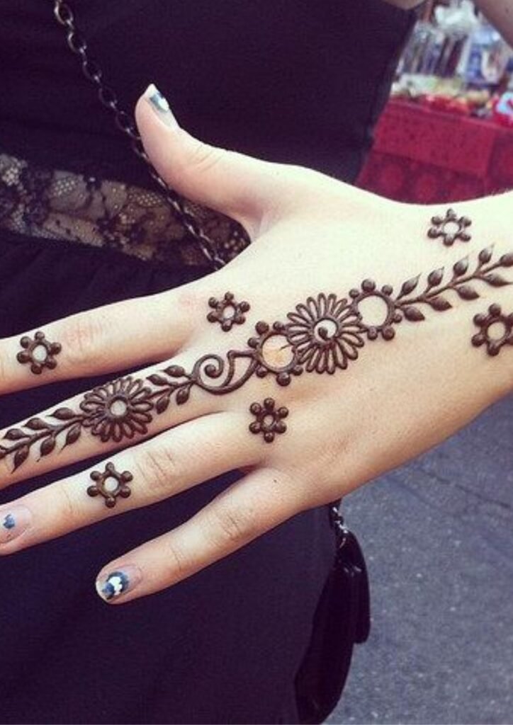 Simple Mehndi Designs for Kids