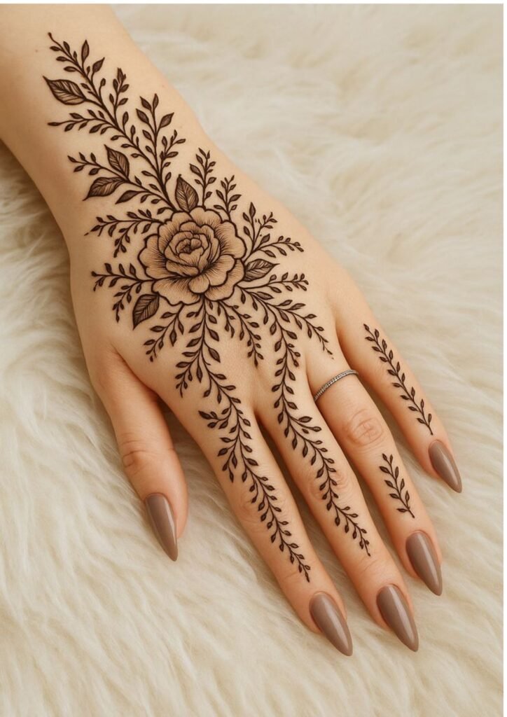Modern Full Hand Mehndi Designs