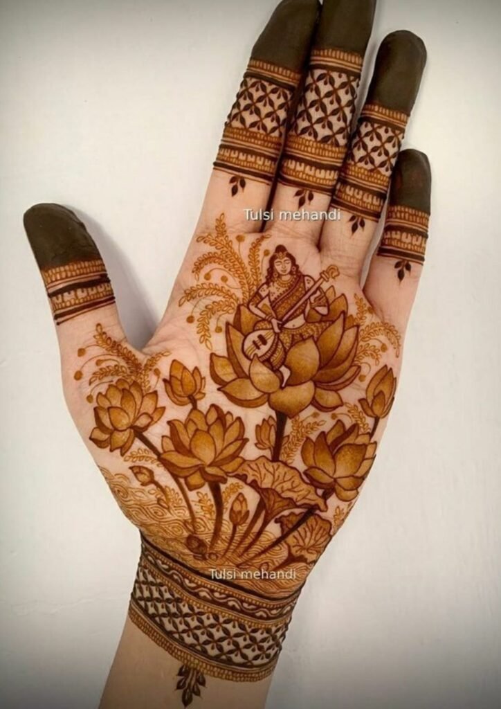 mehndi design front hand