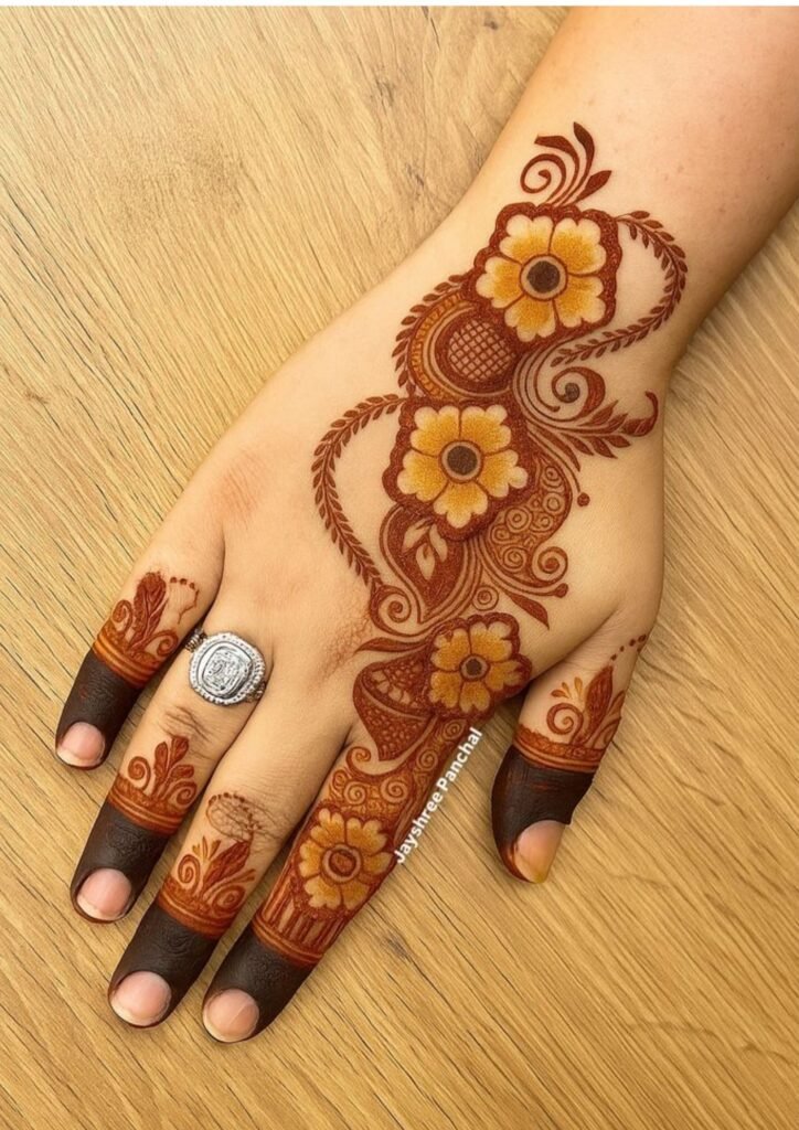 Modern Full Hand Mehndi Designs