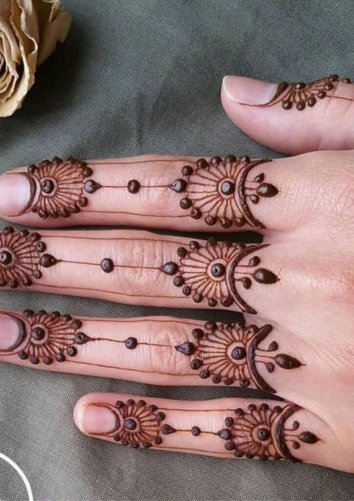 Finger Mehndi Design
