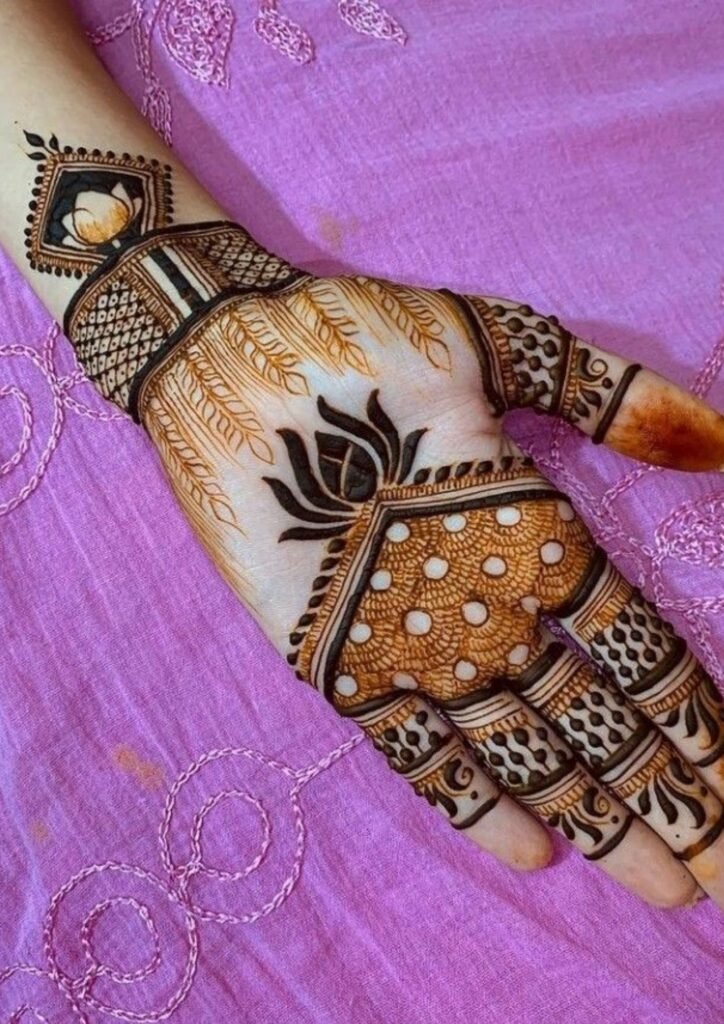 mehndi design front hand