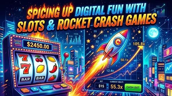 Spicing Up Digital Fun with Slots & Rocket Crash Games 2 Spicing Up Digital Fun with Slots & Rocket Crash Games image